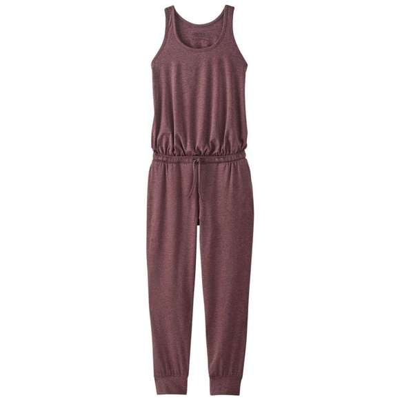 Patagonia Women's Small Seabrook Jumpsuit Cone Brown Sleeveless Casual Active - Picture 2 of 11
